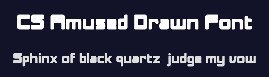 CS Amused Drawn Font by craftsupplyco — Display Font — thumbnail 2