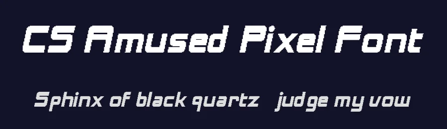 CS Amused Pixel Font by craftsupplyco — Display Font — thumbnail 2