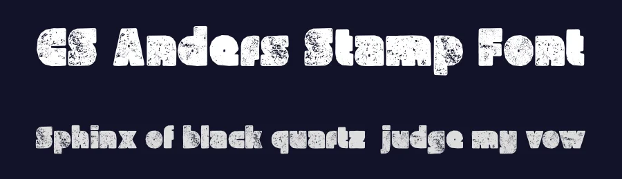 CS Anders Stamp Font by craftsupplyco — Display Font — thumbnail 2