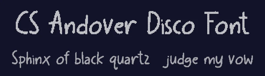 CS Andover Disco Font by craftsupplyco — Display Font — thumbnail 2