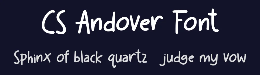 CS Andover Font by craftsupplyco — Script Handwritten Font — thumbnail 2
