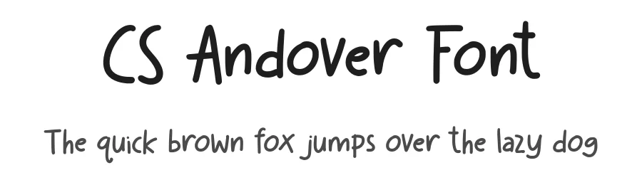 CS Andover Font by craftsupplyco — Script Handwritten Font