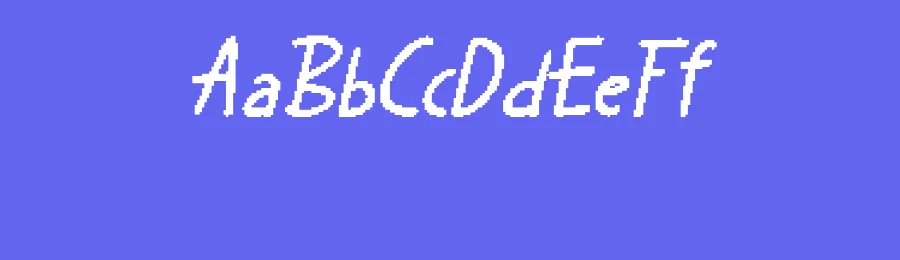 CS Andover Pixel Font by craftsupplyco — Script Handwritten Font — thumbnail 3