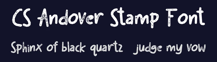 CS Andover Stamp Font by craftsupplyco — Script Handwritten Font — thumbnail 2