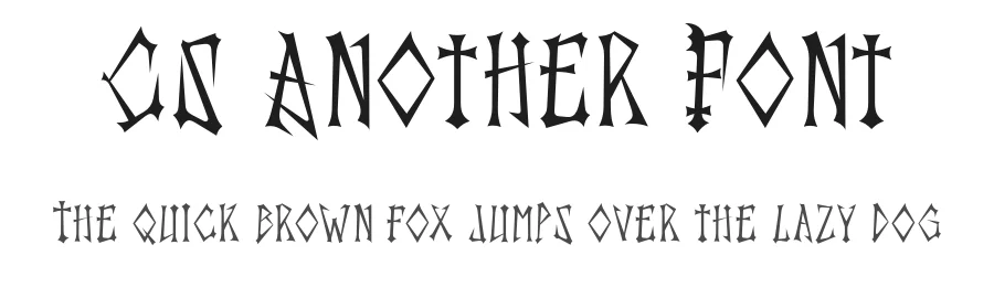CS Another Font by craftsupplyco — Display Font