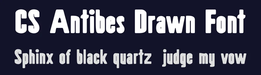 CS Antibes Drawn Font by craftsupplyco — Display Font — thumbnail 2