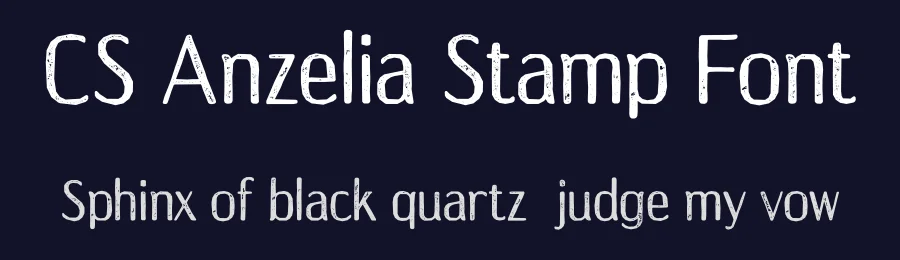 CS Anzelia Stamp Font by craftsupplyco — Sans Serif Font — thumbnail 2