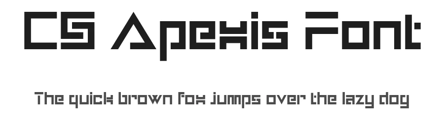 CS Apexis Font by craftsupplyco — Display Font