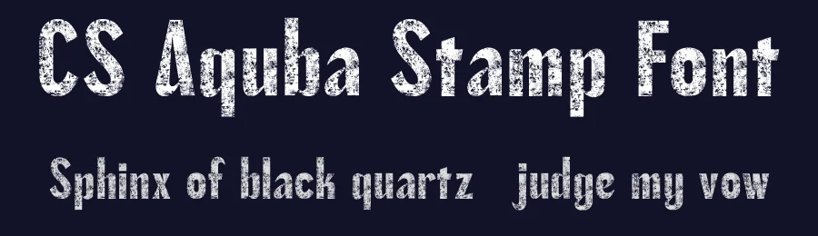 CS Aquba Stamp Font by craftsupplyco — Sans Serif Font — thumbnail 2