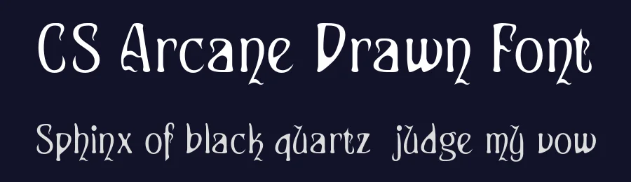 CS Arcane Drawn Font by craftsupplyco — Display Font — thumbnail 2