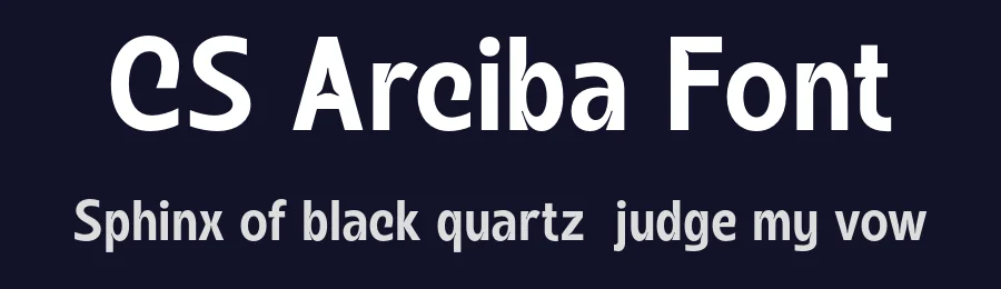 CS Arciba Font by craftsupplyco — Display Font — thumbnail 2