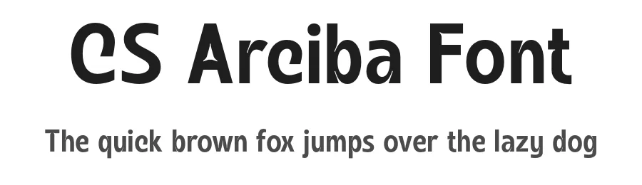 CS Arciba Font by craftsupplyco — Display Font