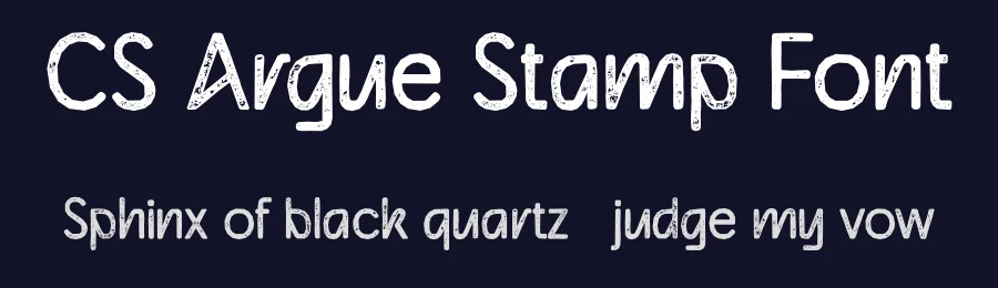 CS Argue Stamp Font by craftsupplyco — Sans Serif Font — thumbnail 2