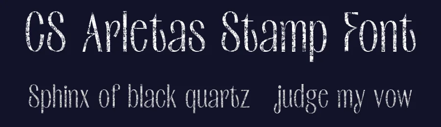 CS Arletas Stamp Font by craftsupplyco — Sans Serif Font — thumbnail 2