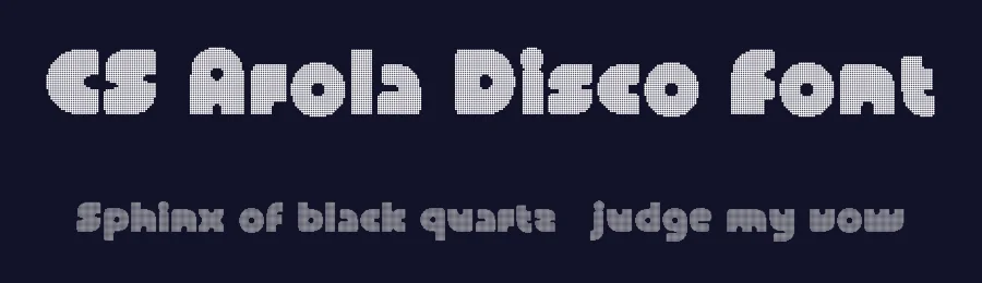 CS Arola Disco Font by craftsupplyco — Display Font — thumbnail 2