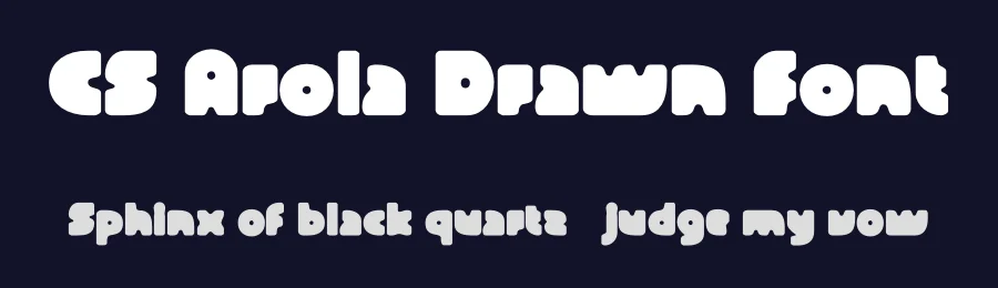 CS Arola Drawn Font by craftsupplyco — Display Font — thumbnail 2