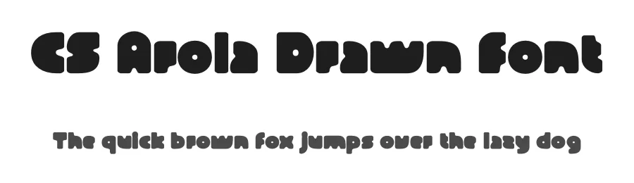 CS Arola Drawn Font by craftsupplyco — Display Font