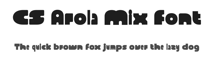 CS Arola Mix Font by craftsupplyco β Display Font