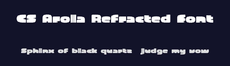 CS Arola Refracted Font by craftsupplyco — Display Font — thumbnail 2