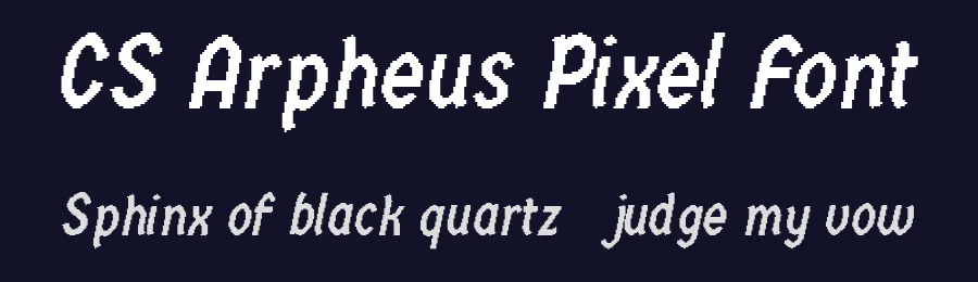 CS Arpheus Pixel Font by craftsupplyco — Display Font — thumbnail 2