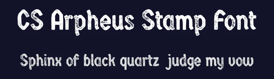 CS Arpheus Stamp Font by craftsupplyco — Display Font — thumbnail 2