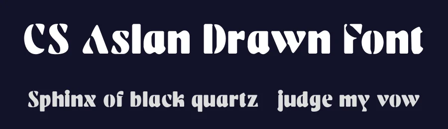 CS Aslan Drawn Font by craftsupplyco — Sans Serif Font — thumbnail 2