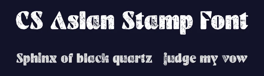 CS Aslan Stamp Font by craftsupplyco — Sans Serif Font — thumbnail 2