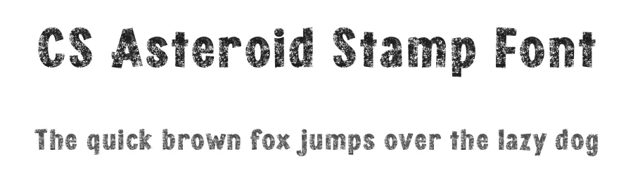 CS Asteroid Stamp Font by craftsupplyco — Script Handwritten Font