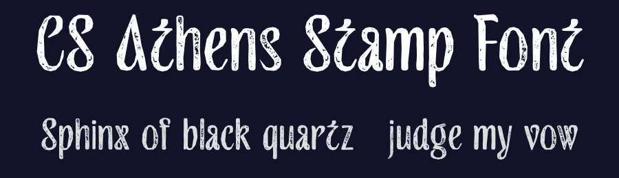 CS Athens Stamp Font by craftsupplyco — Sans Serif Font — thumbnail 2