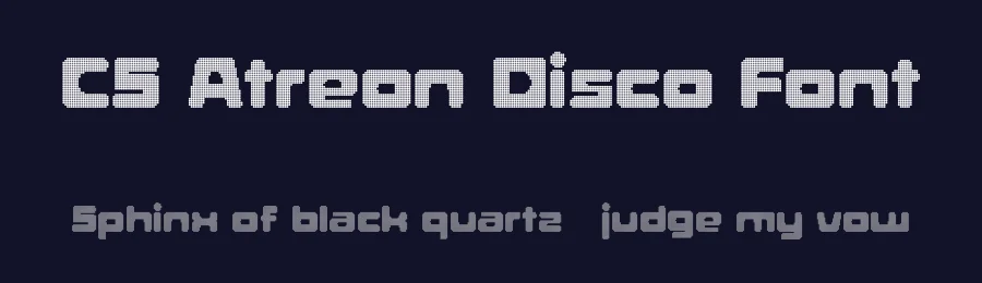 CS Atreon Disco Font by craftsupplyco — Display Font — thumbnail 2