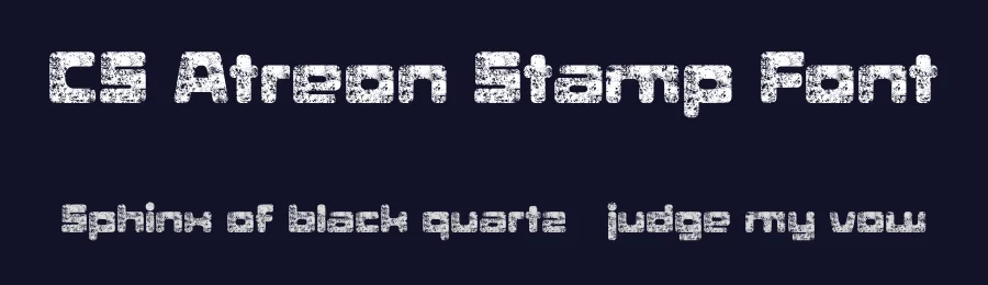 CS Atreon Stamp Font by craftsupplyco — Display Font — thumbnail 2