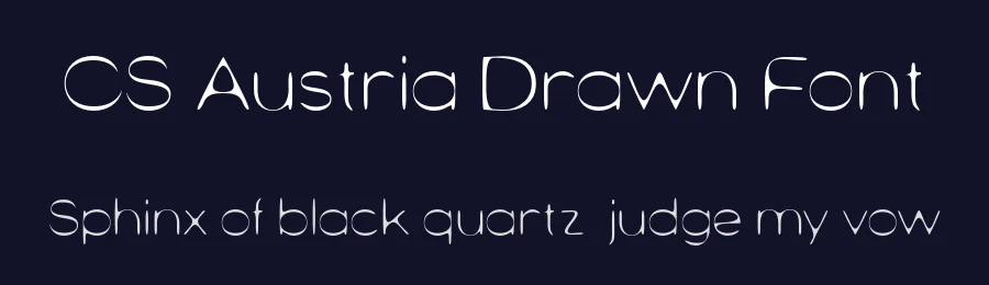 CS Austria Drawn Font by craftsupplyco — Sans Serif Font — thumbnail 2