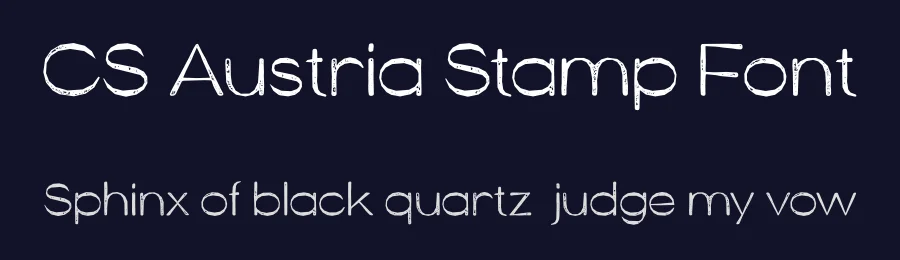 CS Austria Stamp Font by craftsupplyco — Sans Serif Font — thumbnail 2