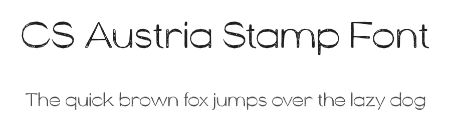 CS Austria Stamp Font by craftsupplyco — Sans Serif Font