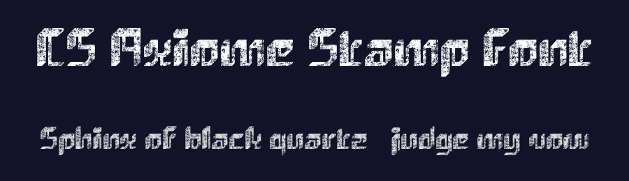 CS Axiome Stamp Font by craftsupplyco — Display Font — thumbnail 2