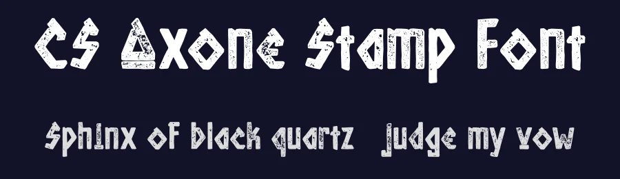 CS Axone Stamp Font by craftsupplyco — Display Font — thumbnail 2