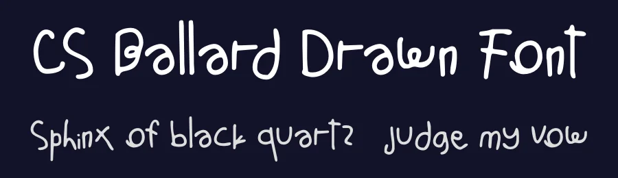 CS Ballard Drawn Font by craftsupplyco — Script Handwritten Font — thumbnail 2