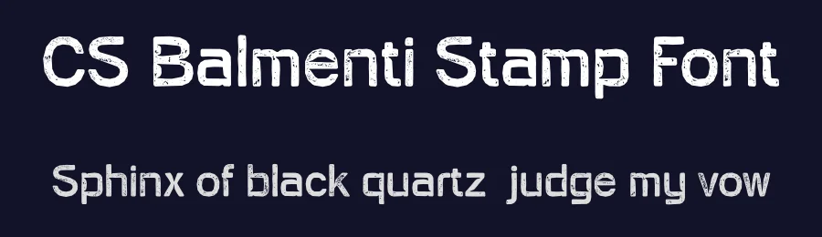 CS Balmenti Stamp Font by craftsupplyco — Sans Serif Font — thumbnail 2