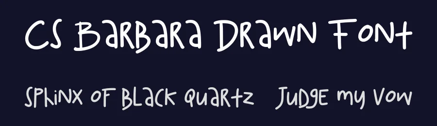 CS Barbara Drawn Font by craftsupplyco — Script Handwritten Font — thumbnail 2