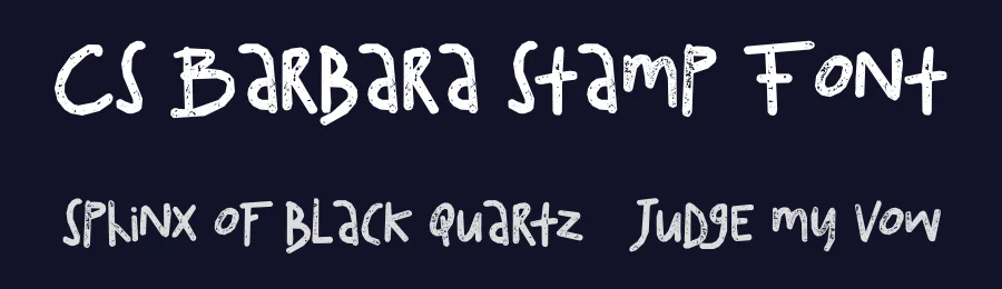 CS Barbara Stamp Font by craftsupplyco — Script Handwritten Font — thumbnail 2