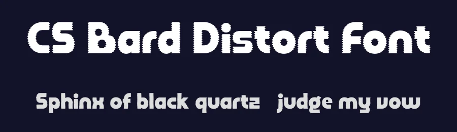 CS Bard Distort Font by craftsupplyco — Display Font — thumbnail 2