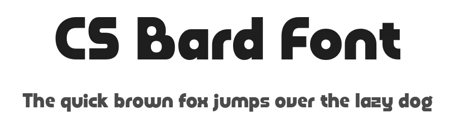 CS Bard Font by craftsupplyco — Display Font