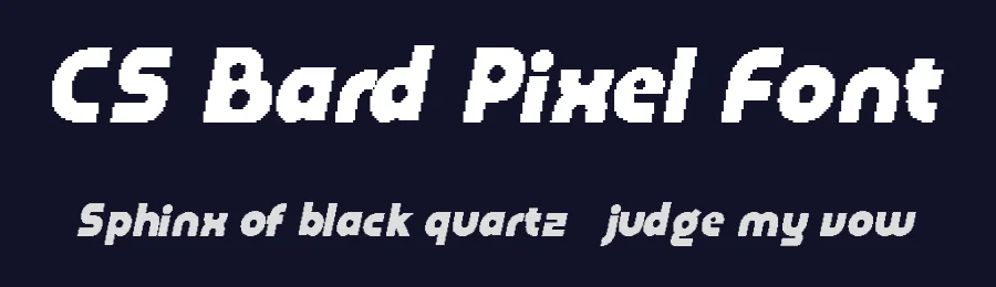 CS Bard Pixel Font by craftsupplyco — Display Font — thumbnail 2