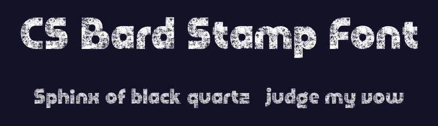 CS Bard Stamp Font by craftsupplyco — Sans Serif Font — thumbnail 2