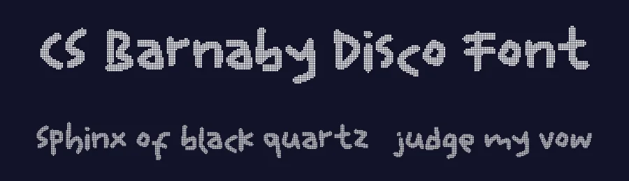CS Barnaby Disco Font by craftsupplyco — Display Font — thumbnail 2