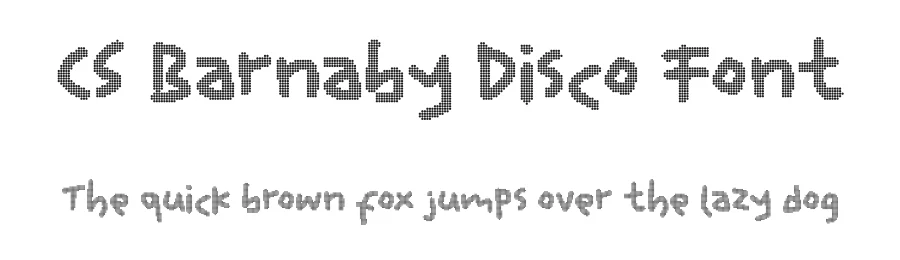 CS Barnaby Disco Font by craftsupplyco — Display Font