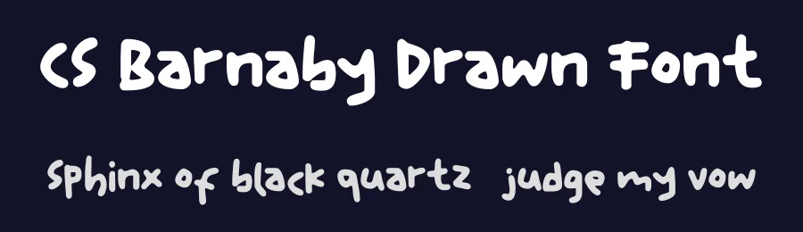 CS Barnaby Drawn Font by craftsupplyco — Script Handwritten Font — thumbnail 2