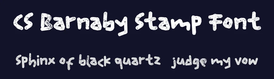 CS Barnaby Stamp Font by craftsupplyco — Display Font — thumbnail 2