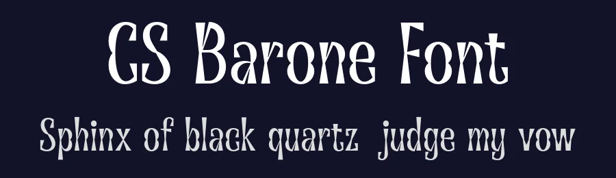CS Barone Font by craftsupplyco — Display Font — thumbnail 2