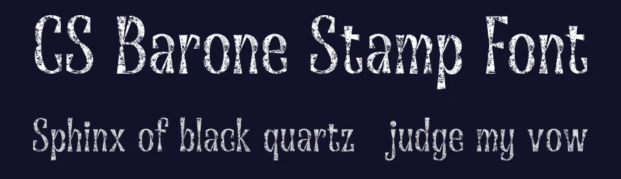 CS Barone Stamp Font by craftsupplyco — Sans Serif Font — thumbnail 2